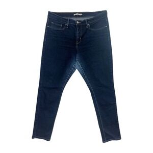 Levi's 311 Womens Sz 32 Jeans Distressed Shaping Skinny Mid Rise Strech Pants